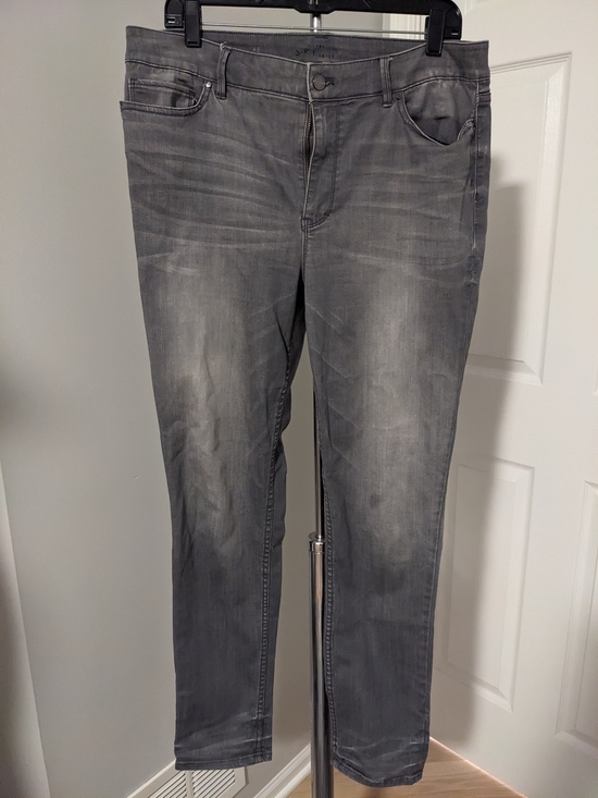 White House Black Market Denim - White House Black Market Women's Gray Skinny Jeans
